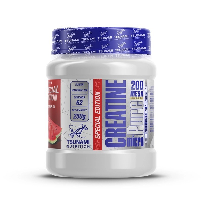Creatina Monoidrato Micronizzata 200 Mesh | Tsunami Nutrition 250g