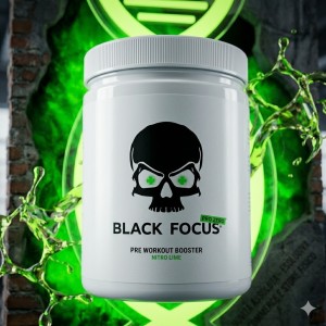 Black Focus Nitro Lime | Pre-Workout Booster Stim-Free | Speed Training