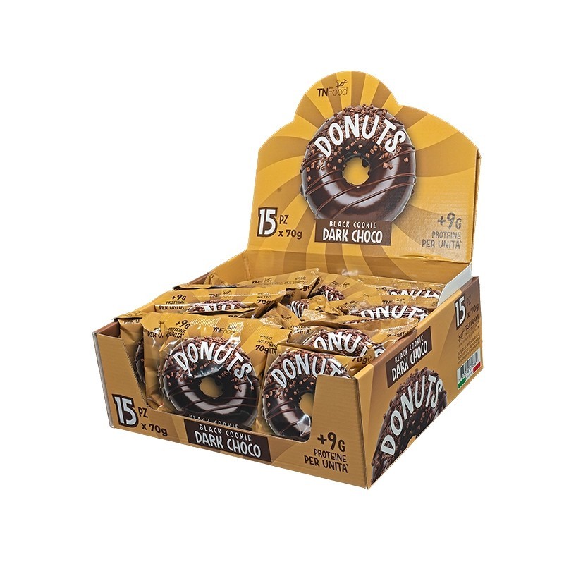Donuts Proteici TN Food Box (15 pz x 70g) | Ciambelle Proteiche Snack