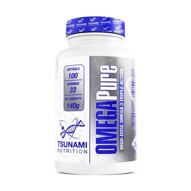 Omega Pure Tsunami Nutrition | Integratore Omega-3 Alto Dosaggio EPA DHA