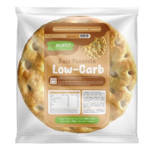 Base Focaccia Low-Carb Inject Nutrition (220g) | Solo 5,6g Carboidrati
