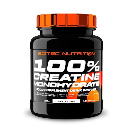 100% Creatine Monohydrate Scitec Nutrition | Creatina Pura per la Forza