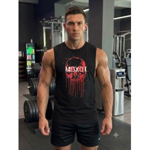 Canotta Palestra Uomo MOXOT Skull 180g | 100% Cotone