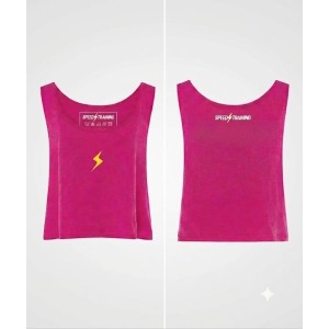 Canotta Sportiva Crop Tank con Logo | SPEED TRAINING