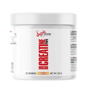 Creatina Monoidrato Micronizzata 200 Mesh | Tsunami Nutrition 250g