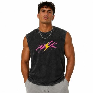 Canotta Uomo Palestra Vintage con Grafica | Speed Training