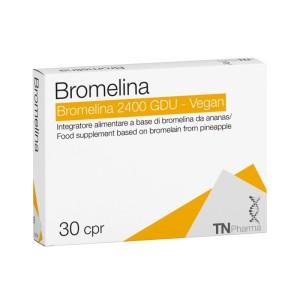 Bromelina 2400 GDU TN Pharma | Integratore Ananas Vegan 30 Cpr