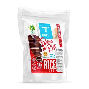 Farina di Riso FIT 1kg - Inject Nutrition | Senza Glutine e Zuccheri