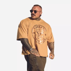 T-Shirt Oversize Tsunami Vintage Double Biceps | Maglia Palestra