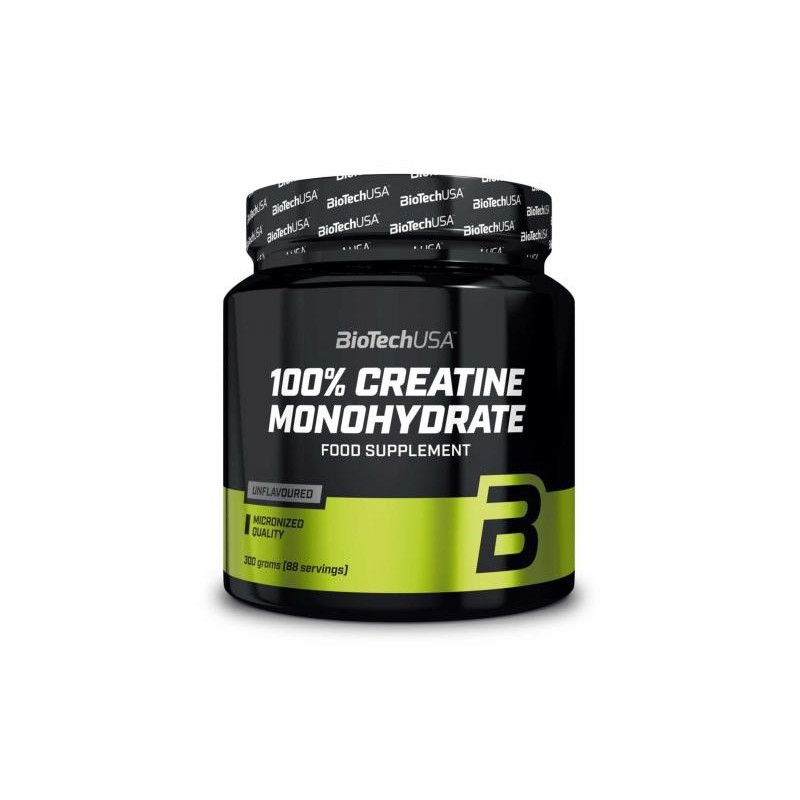 BioTechUSA 100% Creatine Monohydrate 300g | Creatina Micronizzata Pura