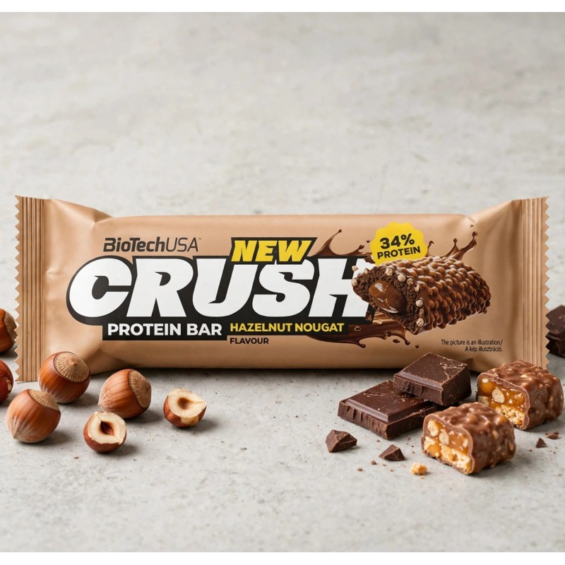 BioTechUSA NEW Crush Bar 45g - 33% Proteine | Speed Training