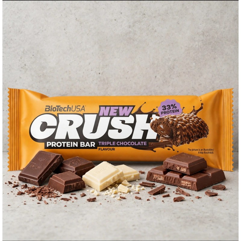 BioTechUSA NEW Crush Bar 45g - 33% Proteine | Speed Training