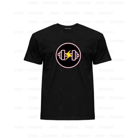 T-shirt Speed Training Donna – Logo Rosa per un Allenamento con Stile
