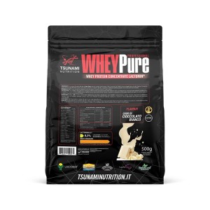 Whey Pure Professional 500 g Cioccolato Bianco | Proteine Whey per Crescita Muscolare e Gusto Irresistibile