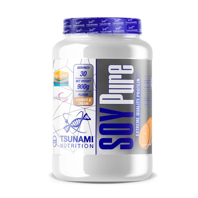 Soy Pure 900 g | Proteine Vegetali di Soia per Forza, Recupero e Benessere Soy Pure 900 g | Proteine Vegetali di Soia per Forza, Recupero e Benessere