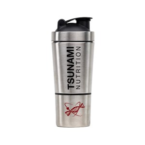 Shaker Metal con Portapillole 600+200 ml – Praticità e Resistenza in un Unico Accessorio