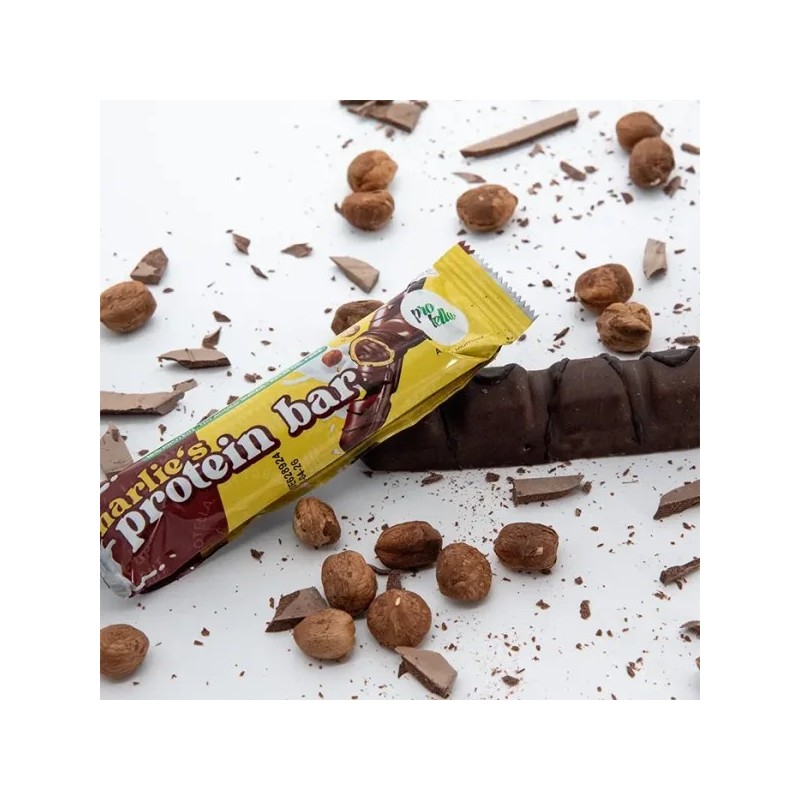 Charlie's Protein Bar Nocciola 25g – Barretta Proteica Protella Charlie's Protein Bar Nocciola 25g – Barretta Proteica Protella