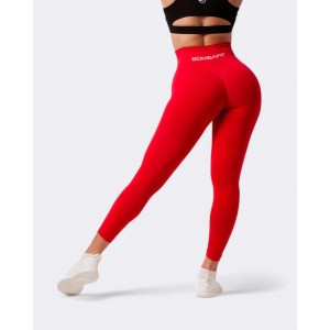 Energy Leggings Push Up – Rosso Intenso | Bombafit
