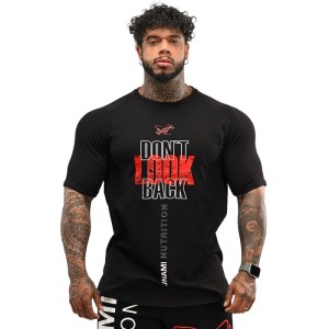 T-Shirt Don't Look Back – Attitudine e Stile per il Tuo Workout | Tsunami Clothing.