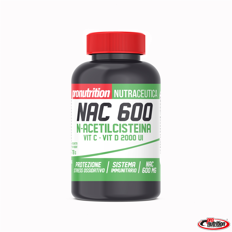 NAC 600 Pronutrition | Supporto Antiossidante e Protezione Cellulare. NAC 600 Pronutrition | Supporto Antiossidante e Protezione Cellulare.