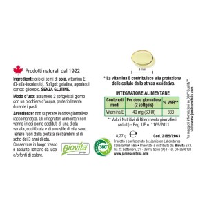 Vitamina E Jamieson – Antiossidante Naturale | Alta Qualità.