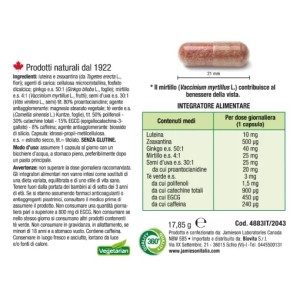Lutein Z Jamieson – Protezione per la Vista con Zeaxantina