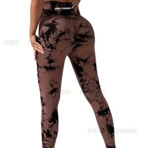 Leggings Marmor Verde | Comfort e Stile con Effetto Marmo