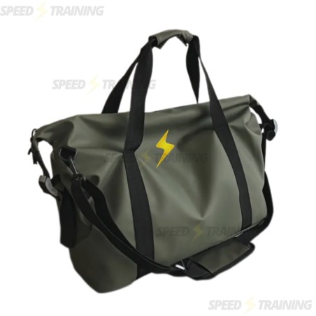 Borsone Palestra Speed Training – Verde Militare, Capiente e Comodo.