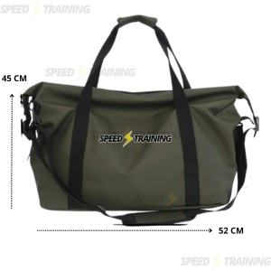 Borsone Palestra Speed Training – Verde Militare, Capiente e Comodo.