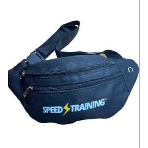 Marsupio Nero Speed Training – Sportivo, Comodo e Regolabile.
