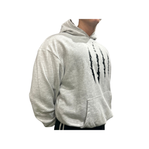 Felpa Scratch Grigia Moxot – Puro Cotone per Sport e Tempo Libero.